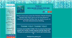 Desktop Screenshot of friendsofweekiwachee.com